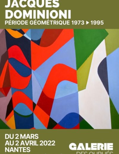 "Période géométrique 1973 > 1995", Galerie des oubliés